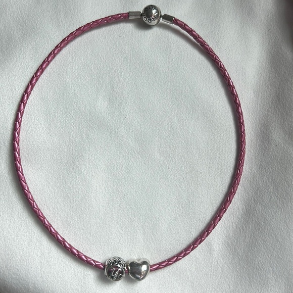 Pandora Charms Wrap Bracelet Necklace - Picture 2 of 9